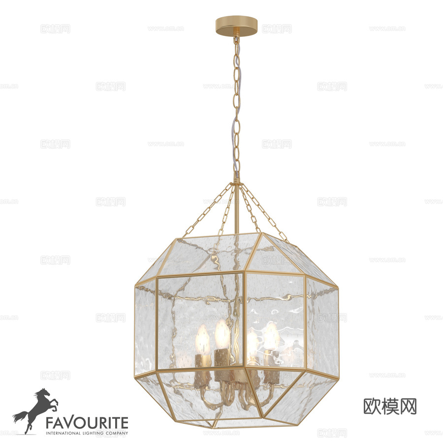 吊灯 宠儿 1948-4P3d模型下载