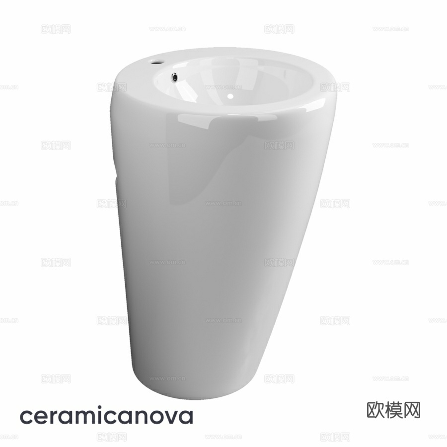 OM水槽一体式Ceramicanova 850 CN18073d模型下载