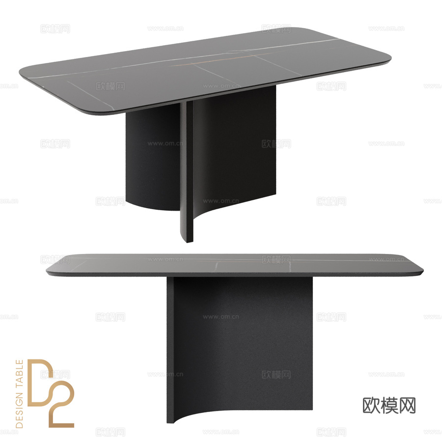 D2鸟形餐桌3d模型下载