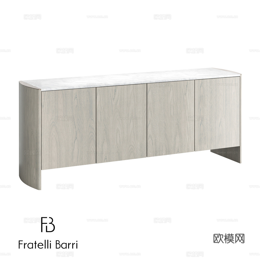 OM Fratelli Barri NOLI 餐边柜3d模型下载