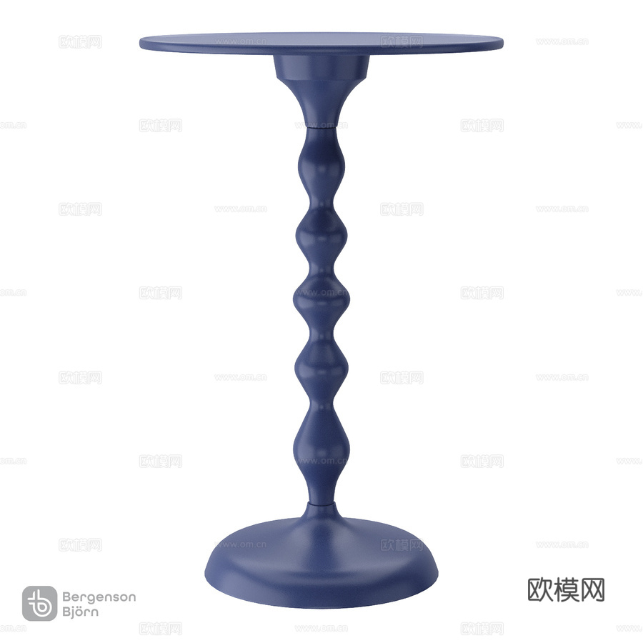 OM_流体边桌，直径38厘米，伯格森·比约恩3d模型下载