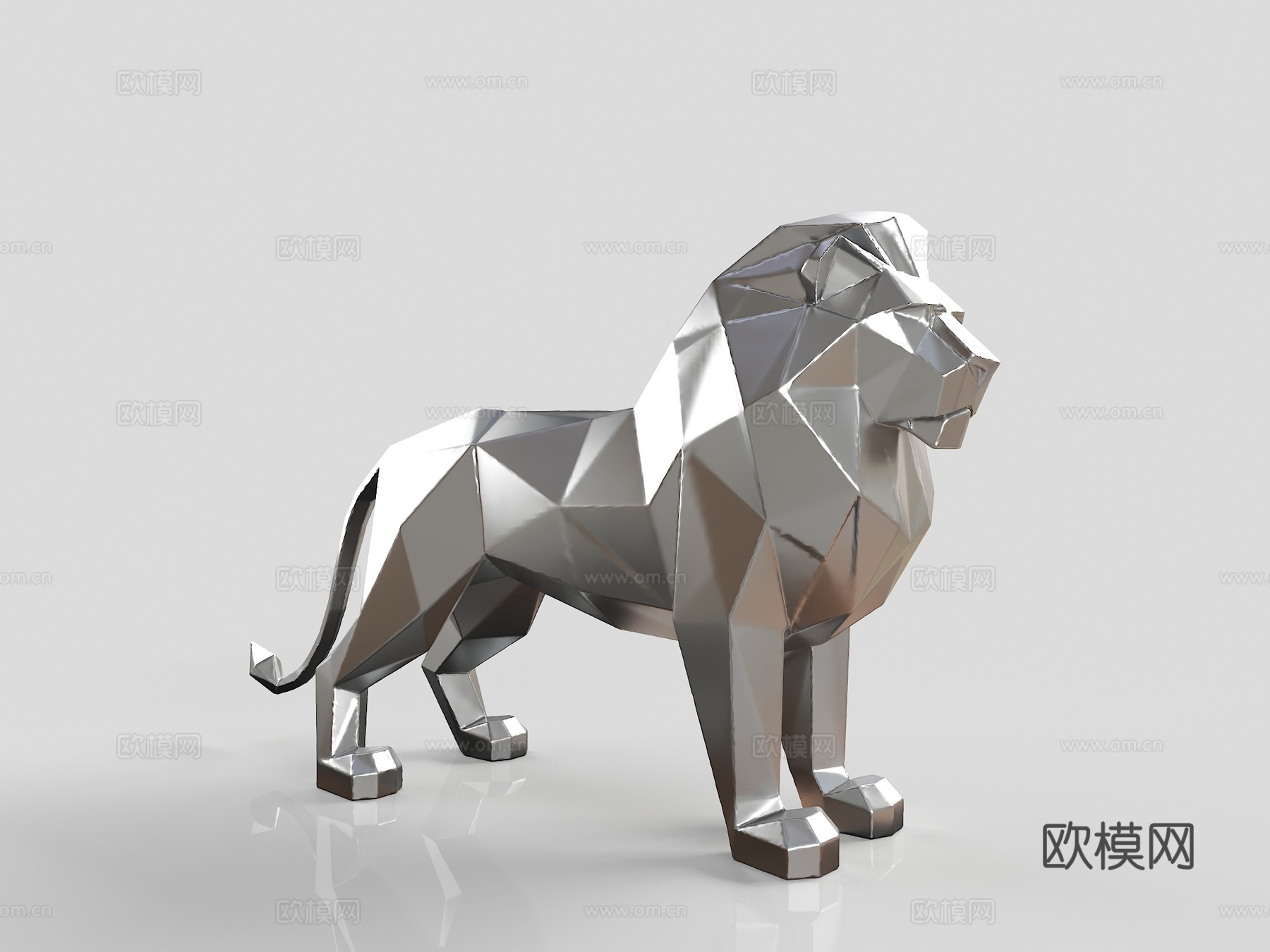 现代雕塑 景观雕塑 狮子雕塑 动物雕塑摆件 狮子 主题雕塑su模型