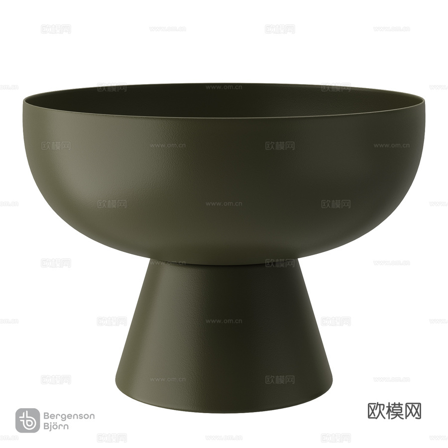 OM_维文兰带脚盘，直径21厘米，伯格森比约恩系列3d模型下载