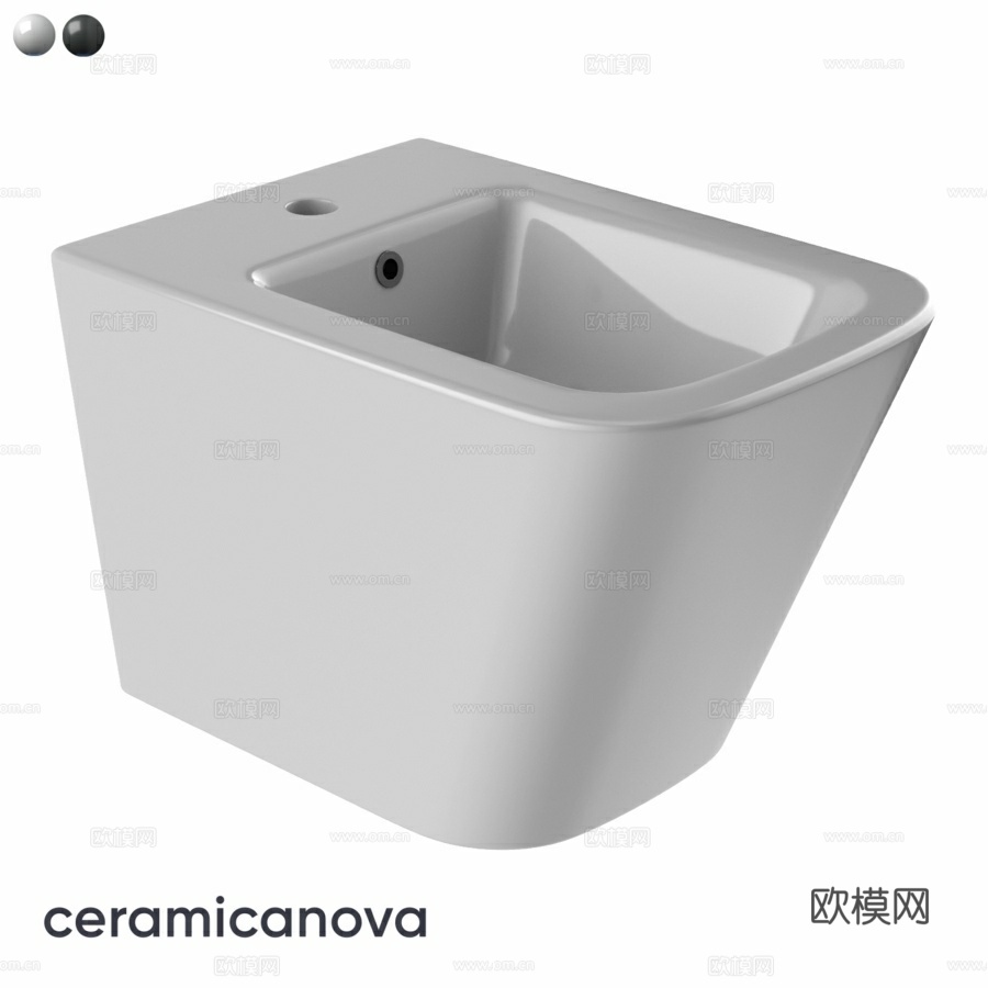 OM悬挂式坐便器Union CN40103d模型下载