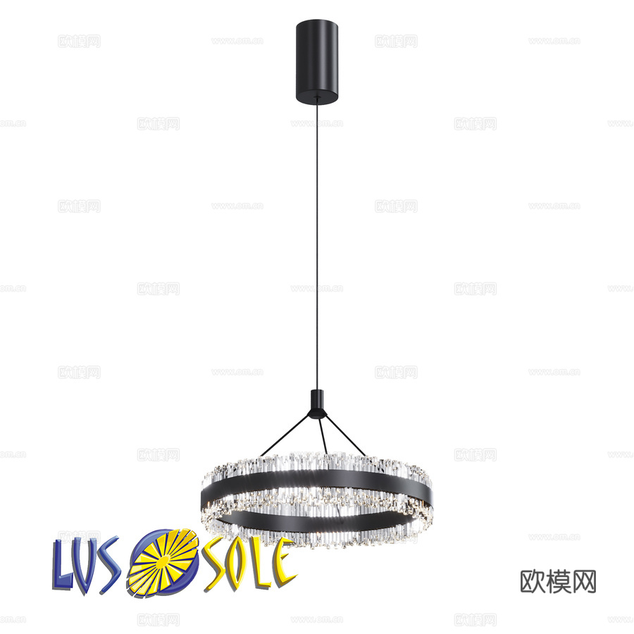 OM吊灯 Lussole LSP-74333d模型下载