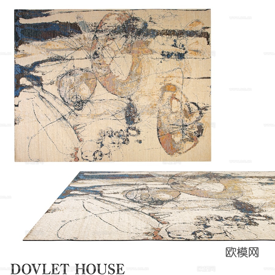 OM地毯 DOVLET HOUSE (art. 23554)3d模型下载