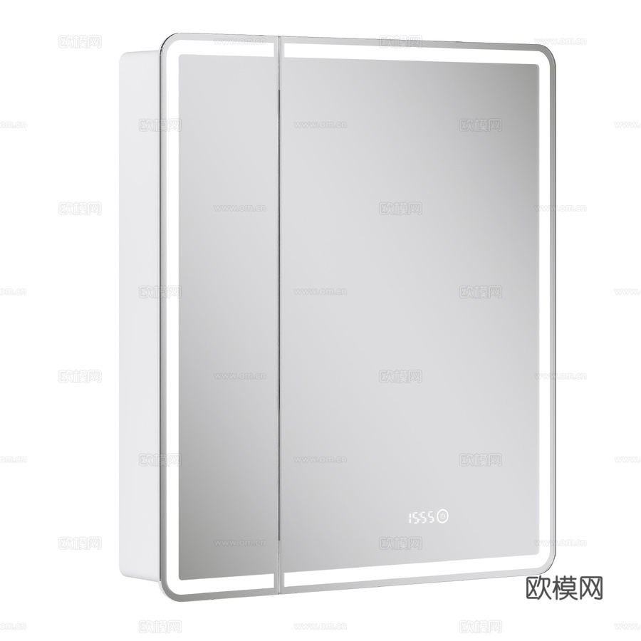 OM Nice LED 70带镜柜3d模型
