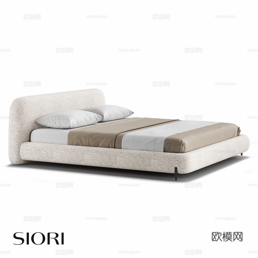 OM Siori Yun 充气床3d模型下载