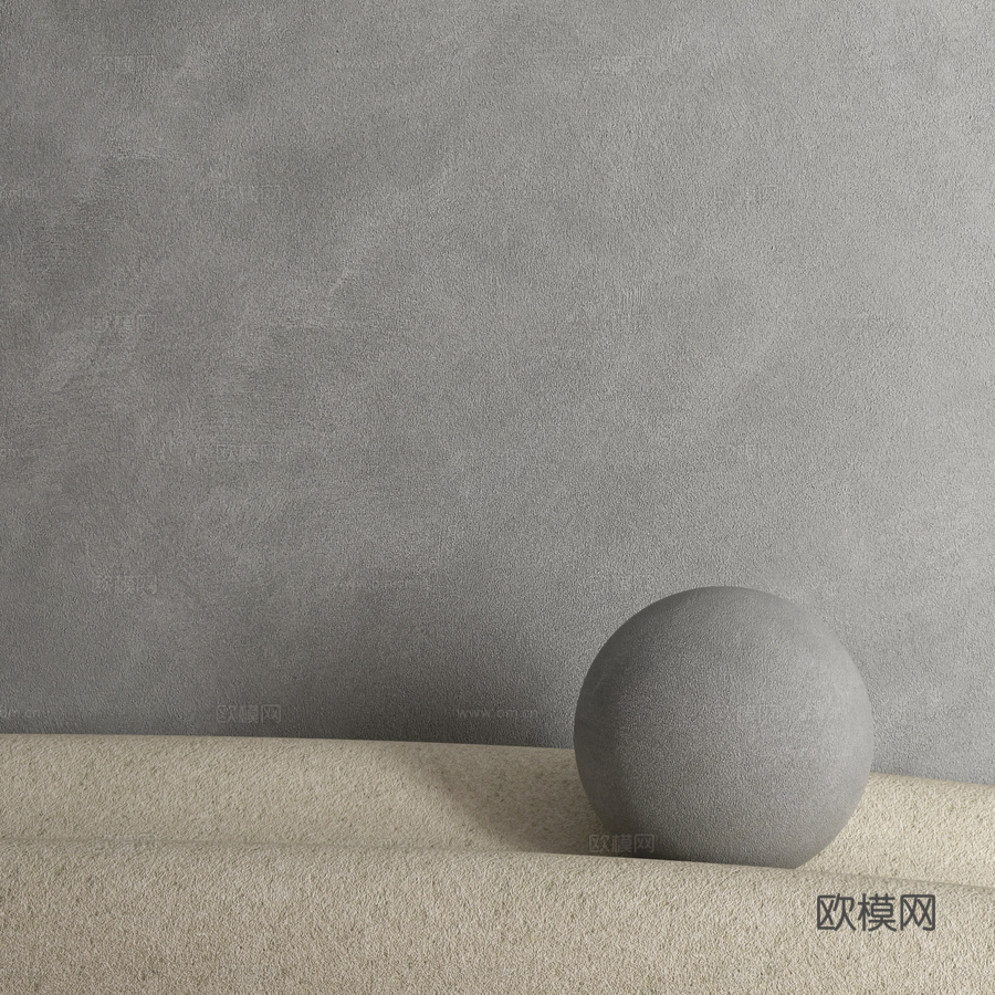 基于Architectura的装饰性涂层mka涂料3d模型下载