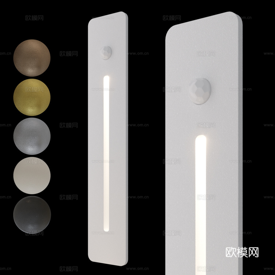 阶梯灯 Steps S1728-DETECTOR. 带感应功3d模型下载