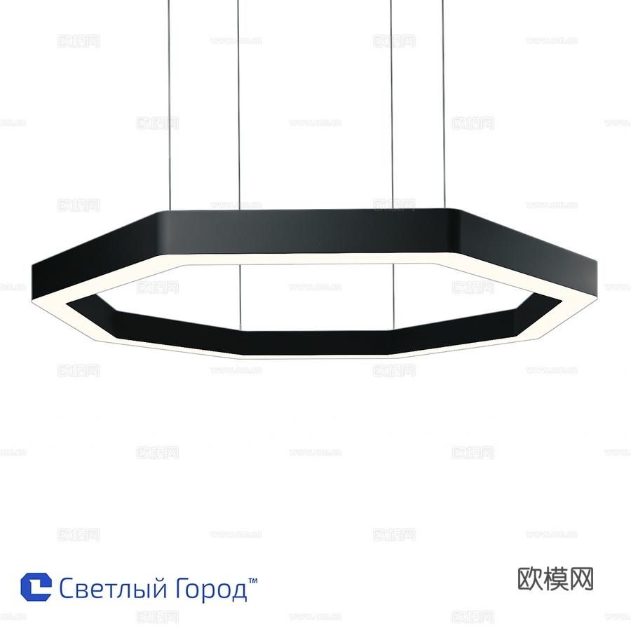 OM吊灯LC OCTA-KM光之城3d模型下载