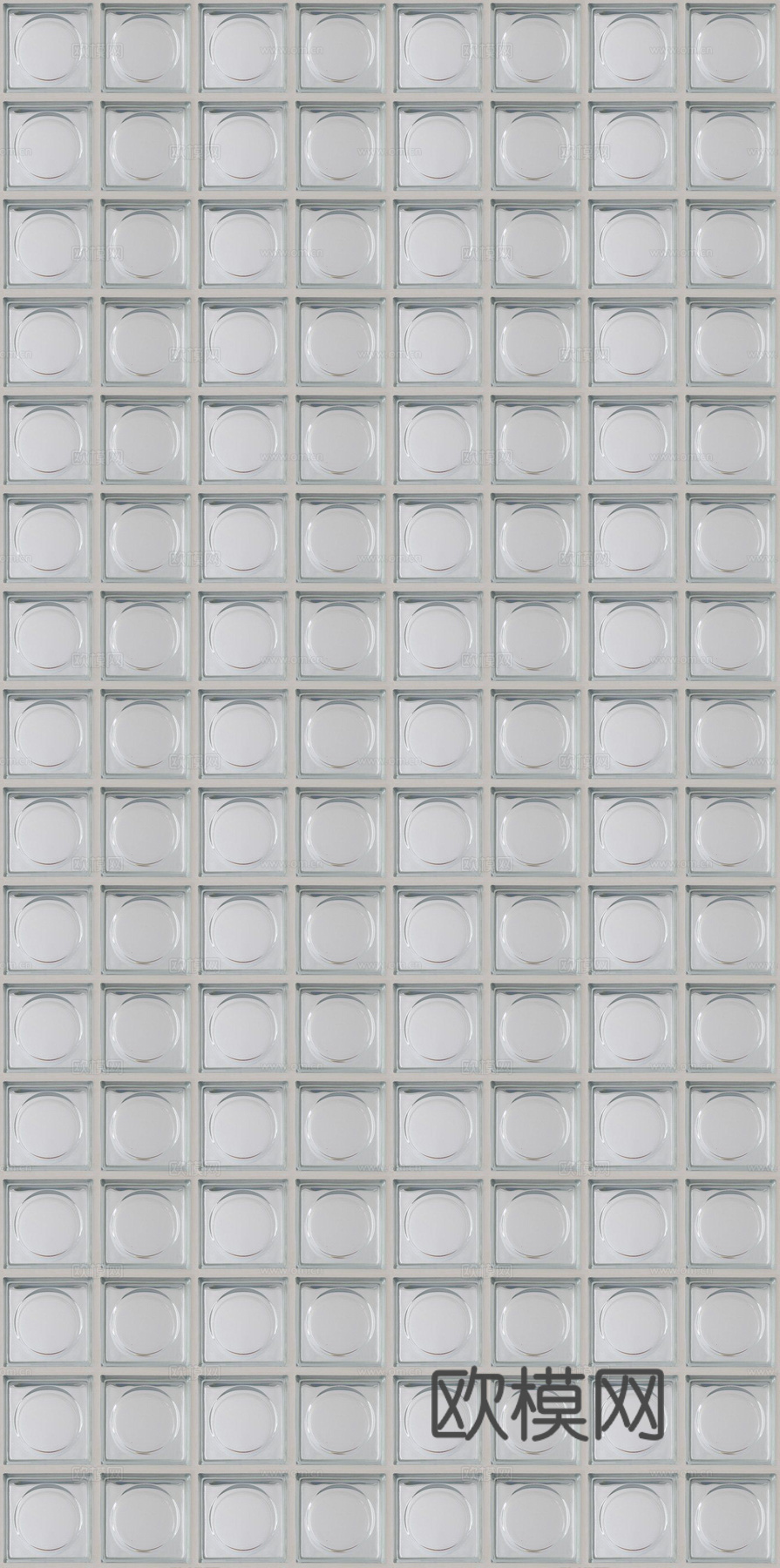 无缝清玻玻璃砖贴图