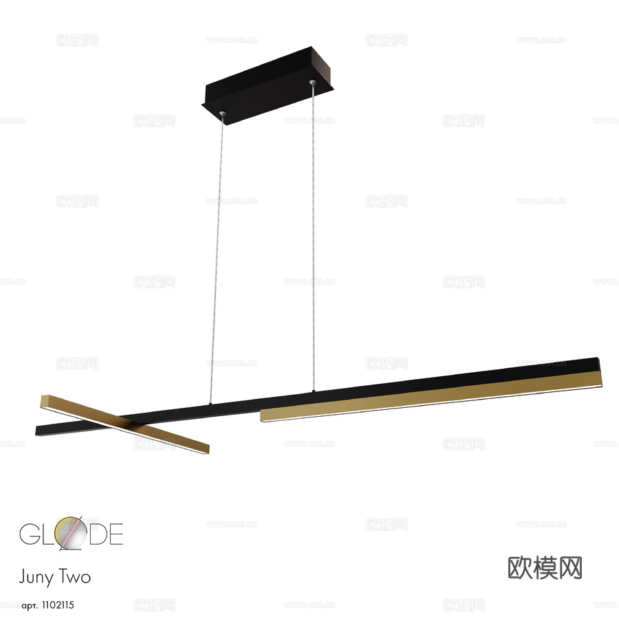 GLODE品牌Juny Two吊灯3d模型