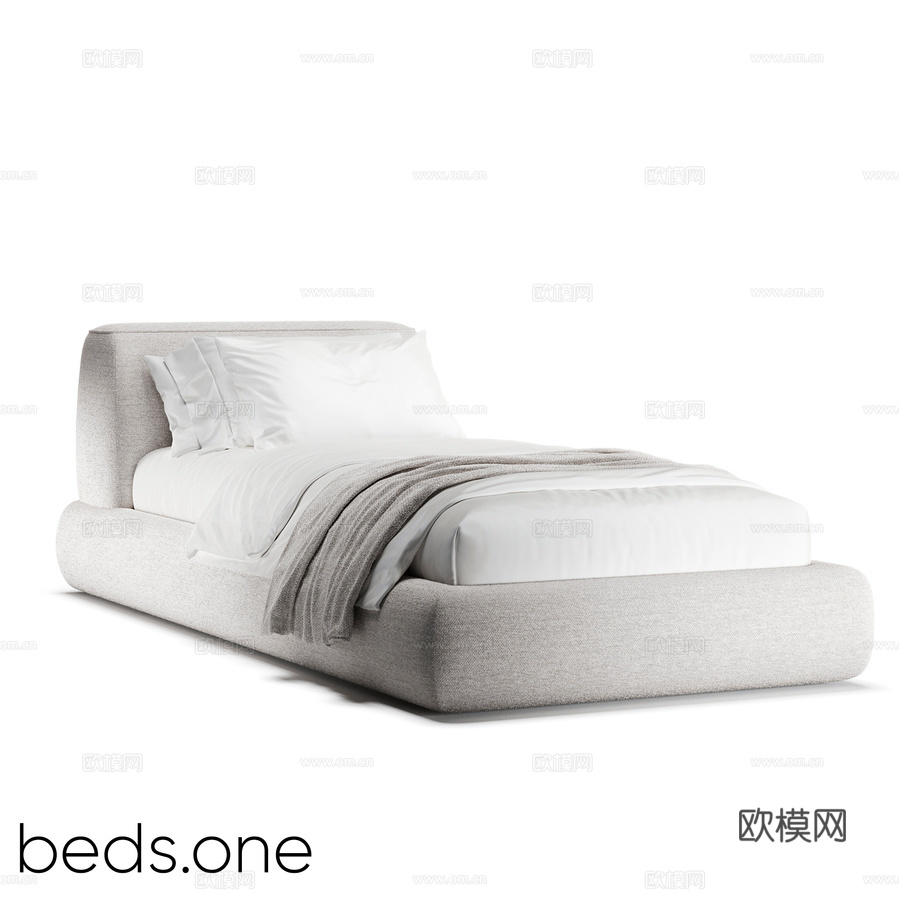 OM beds.one - Aima b 儿童床3d模型下载