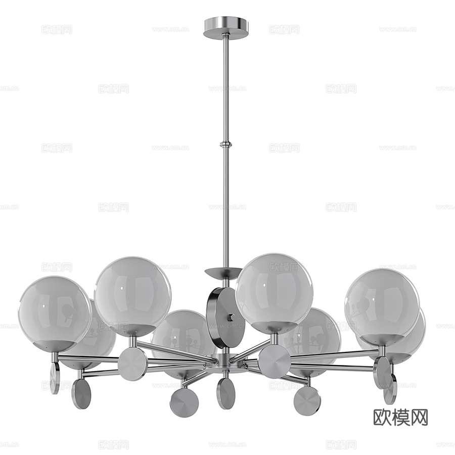 OM杆式吊灯 Stilfort系列 Marcela3d模型下载