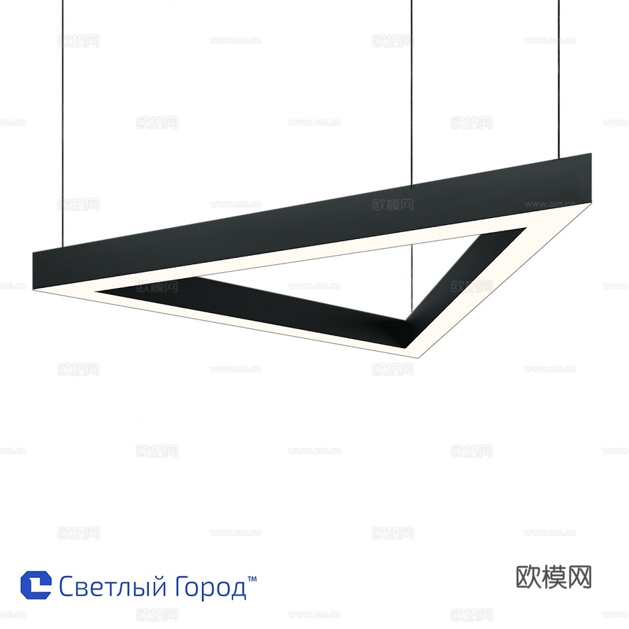 OM三角灯LC DELTA-K光之城3d模型下载