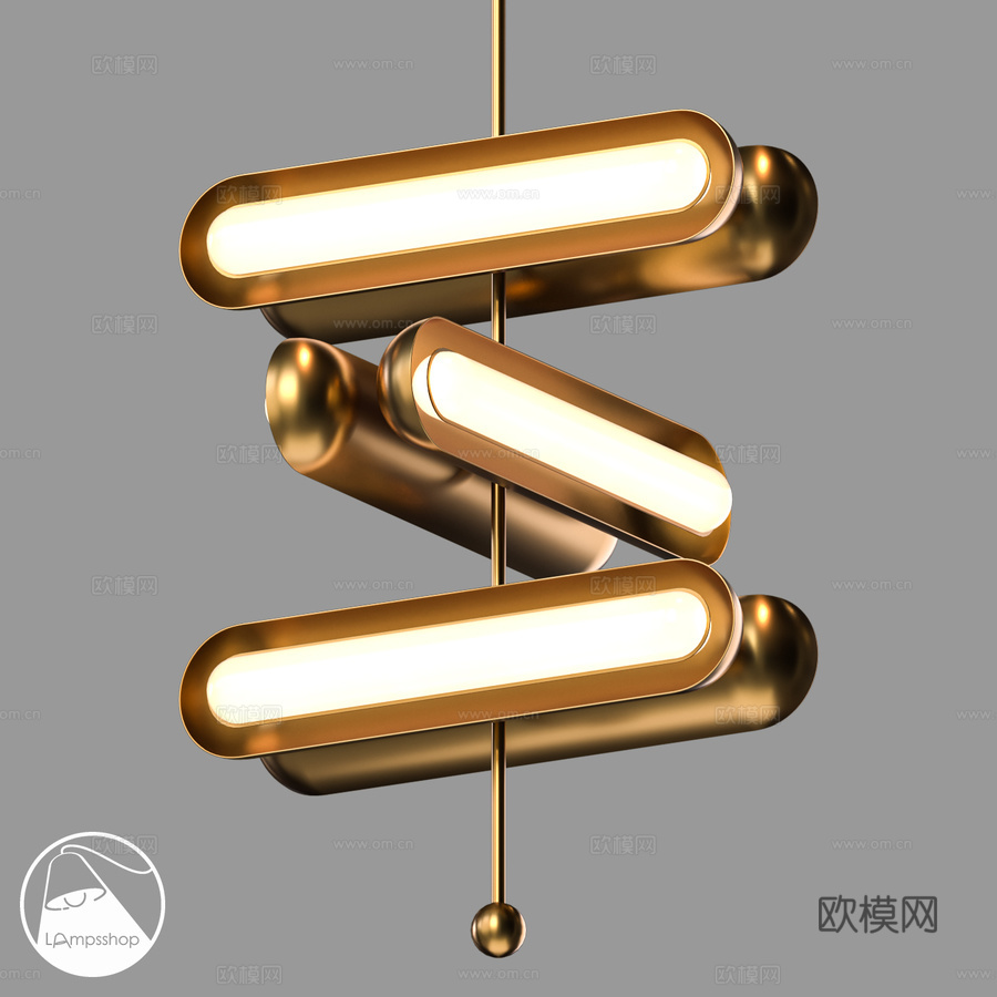 LampsShop.ru L1954 吊灯Decher3d模型下载