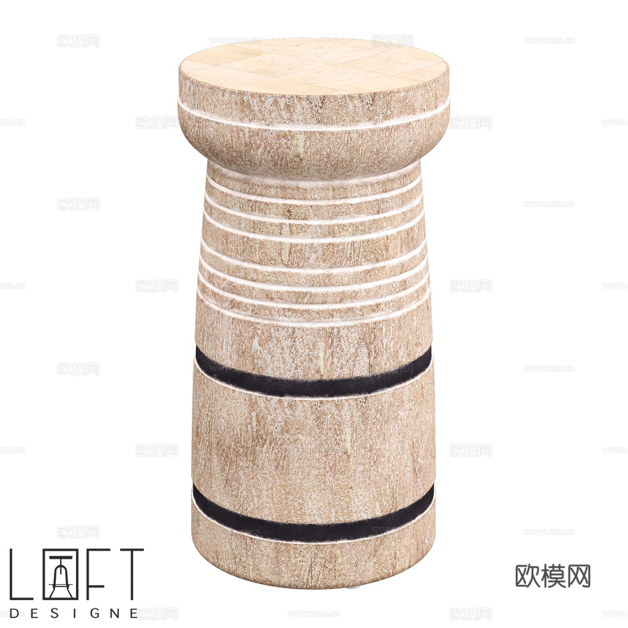 Stool LoftDesigne 38758型号3d模型
