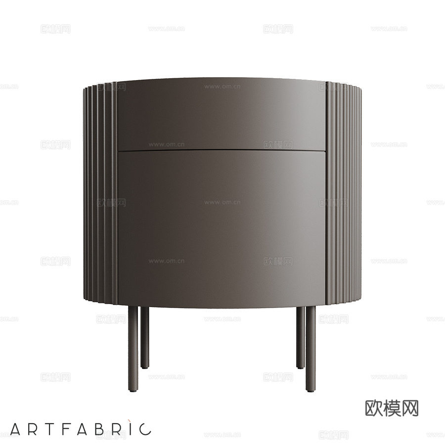 艺织品蒙克床头柜3d模型下载