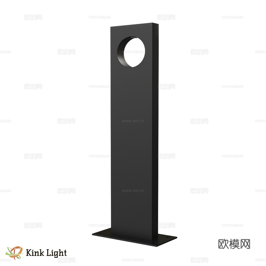 Grant黑色路灯 09300-60F,193d模型下载