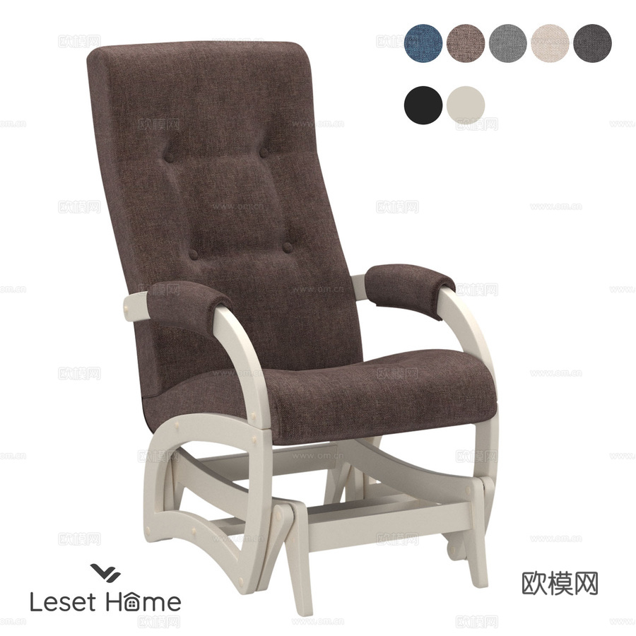OM 莱塞特 蒂亚摆动椅3d模型
