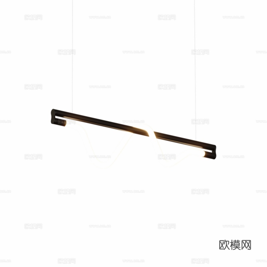 悬挂式LED灯 ARCO 360 1500mm OM3d模型下载