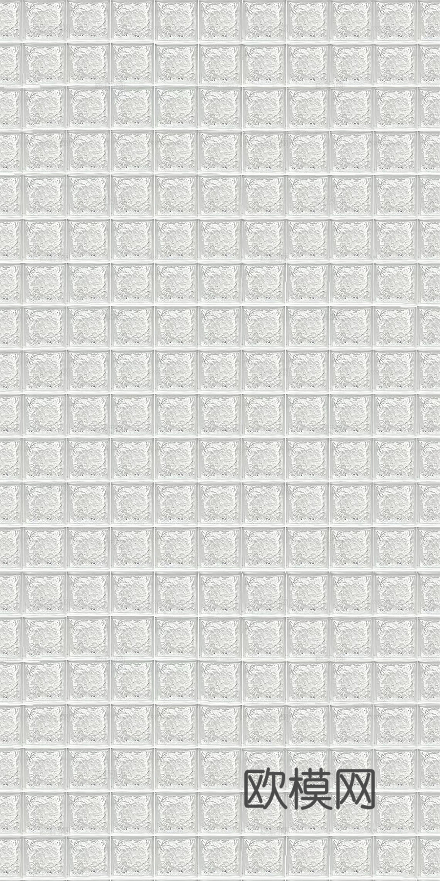 现代无缝侘寂玻璃砖 玻璃砖贴图