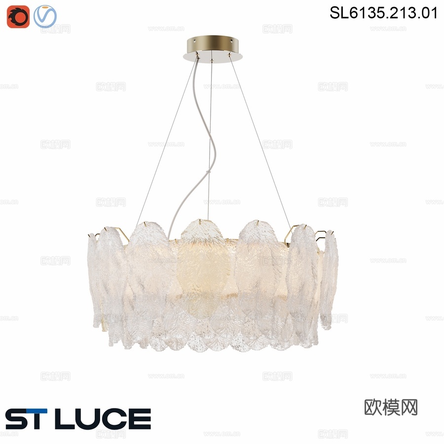 OM LED灯，金色，透明琥珀色，LIGHTS3d模型下载