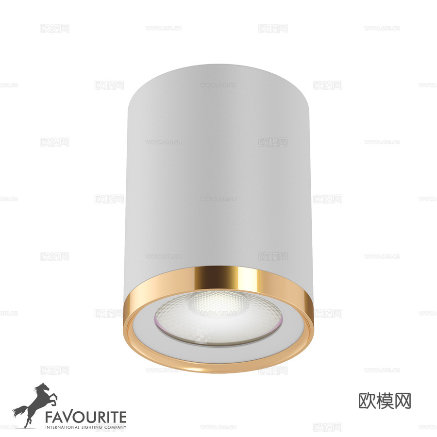 表面安装灯 3085-1C3d模型下载