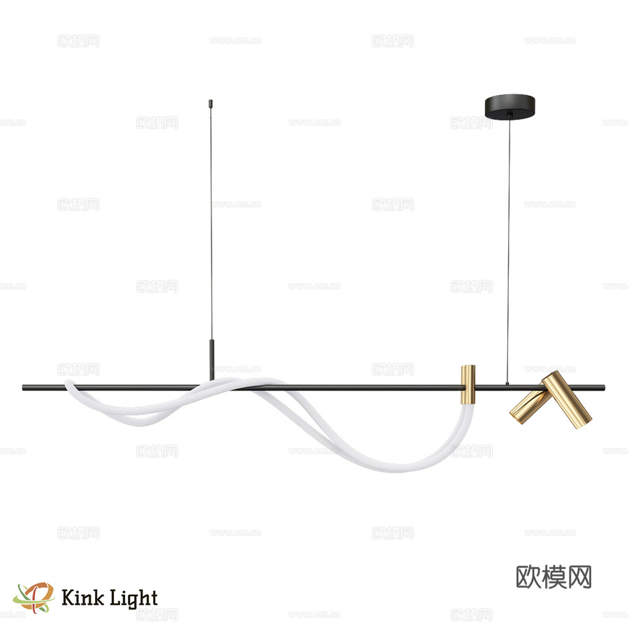 吊灯 Kylie 黑色青铜 08039K-140A,19(23d模型下载