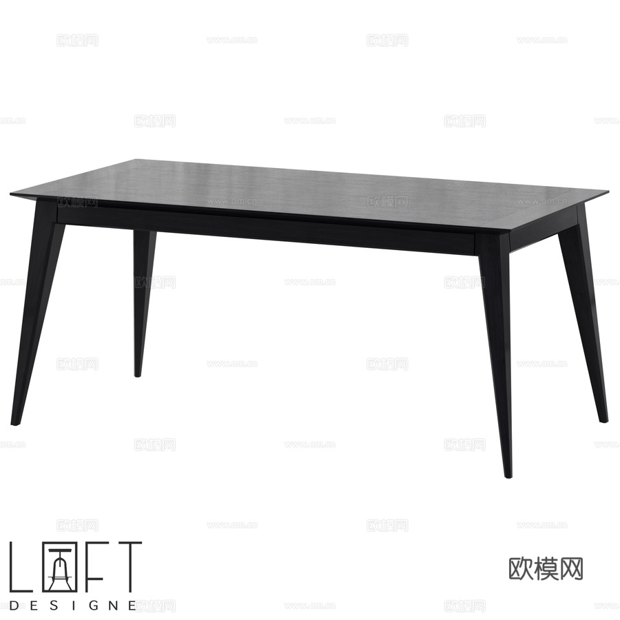 LoftDesigne 62706 型号餐桌3d模型下载