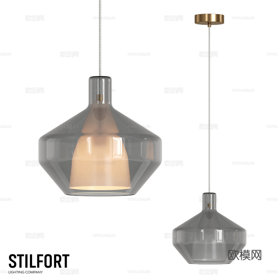 Stilfort吊灯，Eladin系列3d模型下载