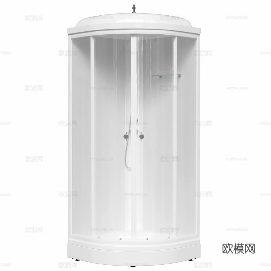 OM淋浴房DIWO诺夫哥罗德，低底盘款3d模型