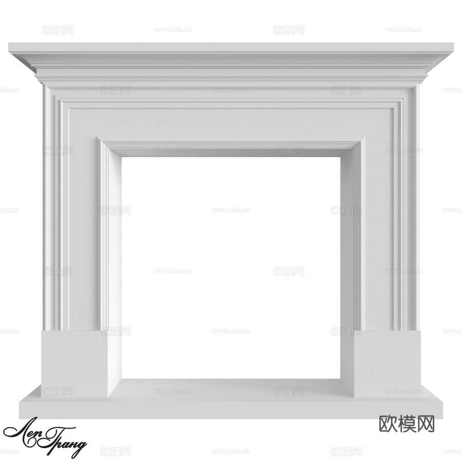 壁炉门组件 №12. LepGrand3d模型