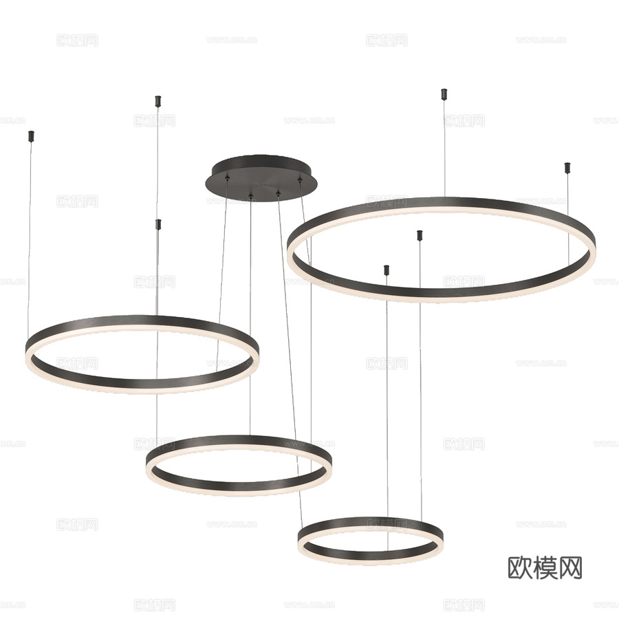 Stilfort吊灯，行星系列3d模型