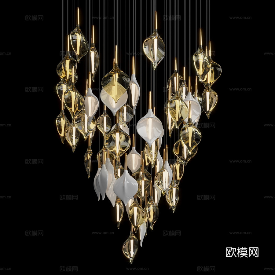 照明组合 Vargov®设计 - LC04933d模型下载