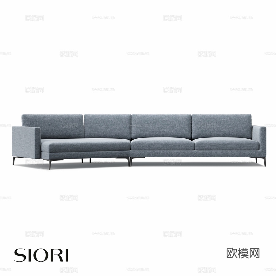 OM Siori Eclat 沙发 378x90 117x73d模型