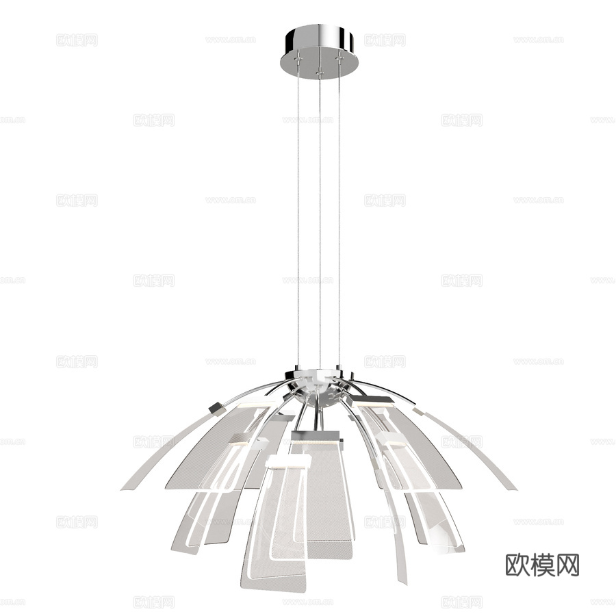 吊灯枝形吊灯 WERTMARK HALLA WE455.153d模型下载