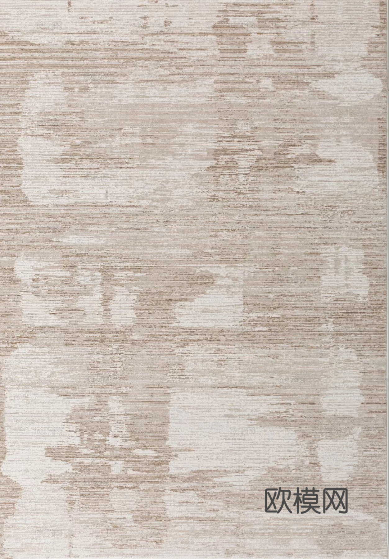 现代侘寂地毯 暖灰色麻布地毯