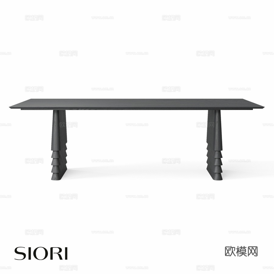 OM Siori Vato 02 餐桌 2500x12003d模型下载