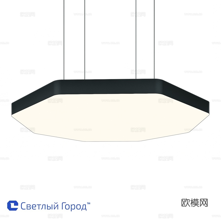 OM吊灯LC OCTA-M光之城3d模型下载