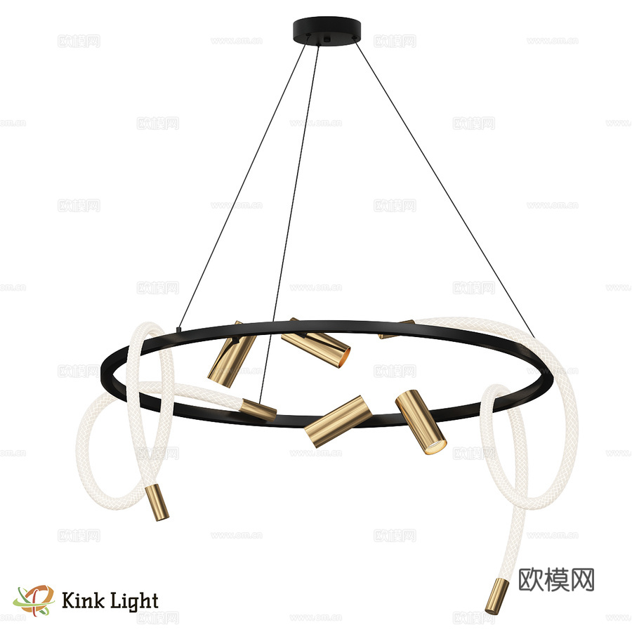 凯莉黑青铜枝形吊灯 08039K-80A,19(20)3d模型下载