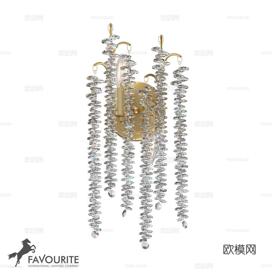 壁灯精选 4134-2W3d模型