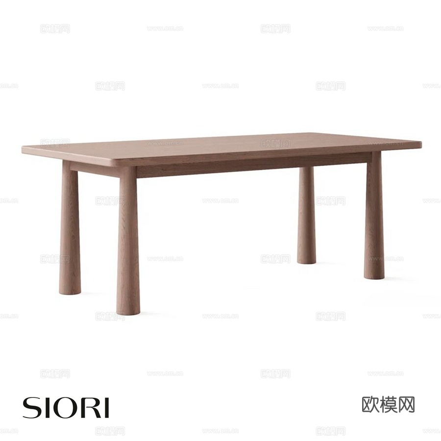 OM Siori Kon 餐桌 2000x10003d模型下载