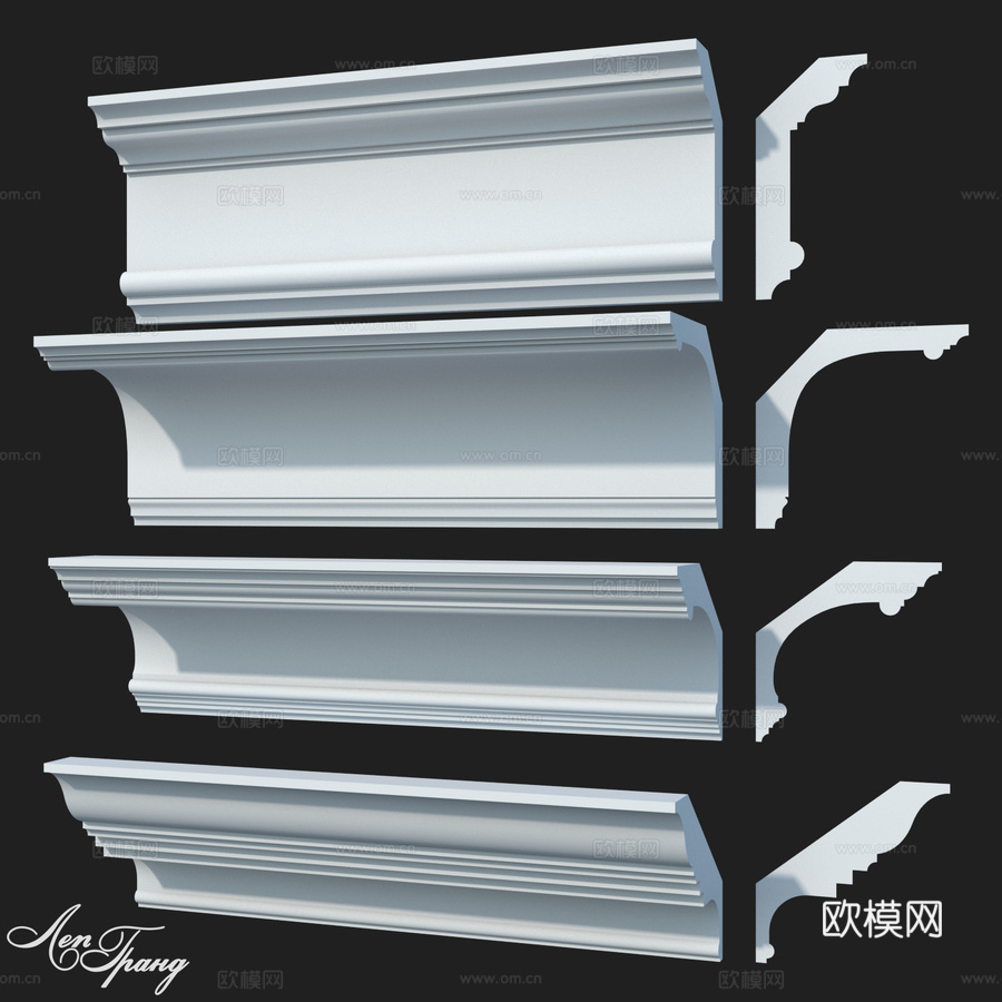LepGrand光滑窗檐线套装# 37 LepGrand3d模型下载