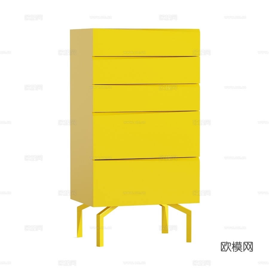 PODHOZHU品牌Amad抽屉柜3d模型
