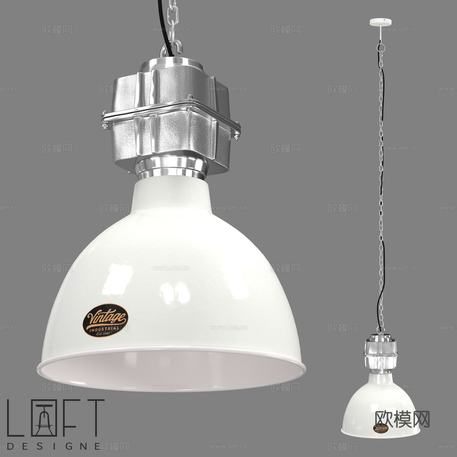 吊灯 LoftDesigne 10687型号3d模型下载