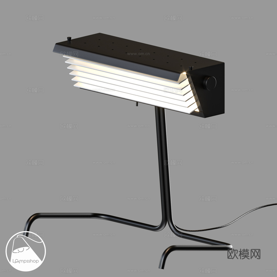 LampsShop.ru NL5245 台灯 期刊架3d模型下载