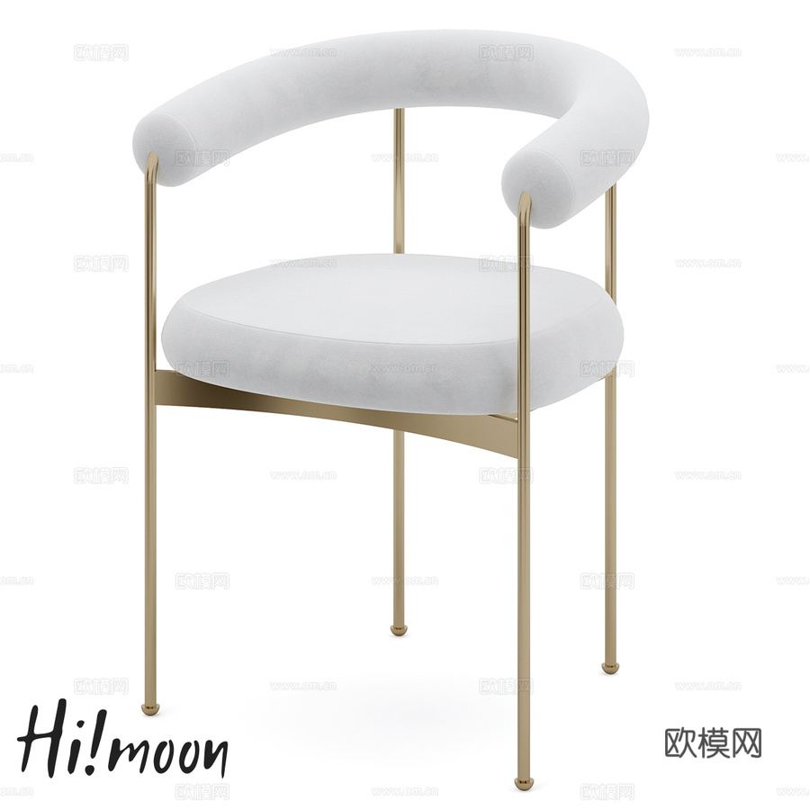 (OM)普拉亚金属餐椅3d模型下载