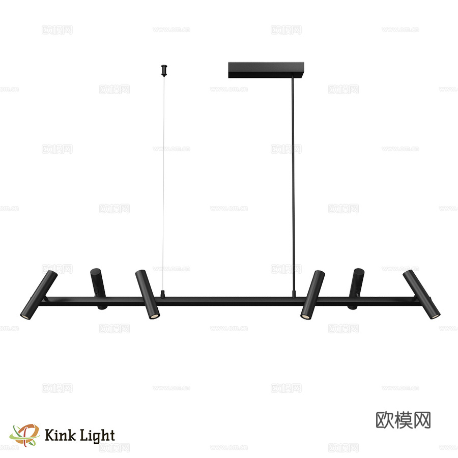 Veronia黑水晶吊灯 07613-6AS,193d模型下载